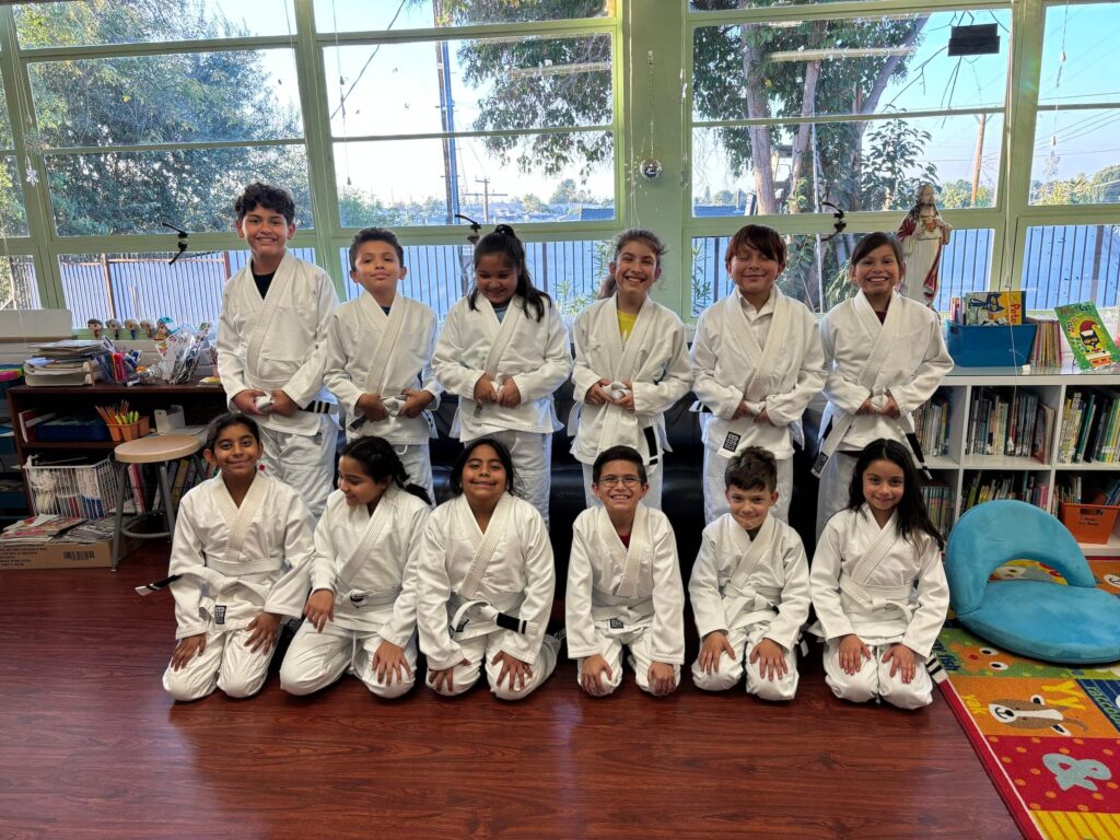 St. Gregory after school jiu jitsu program