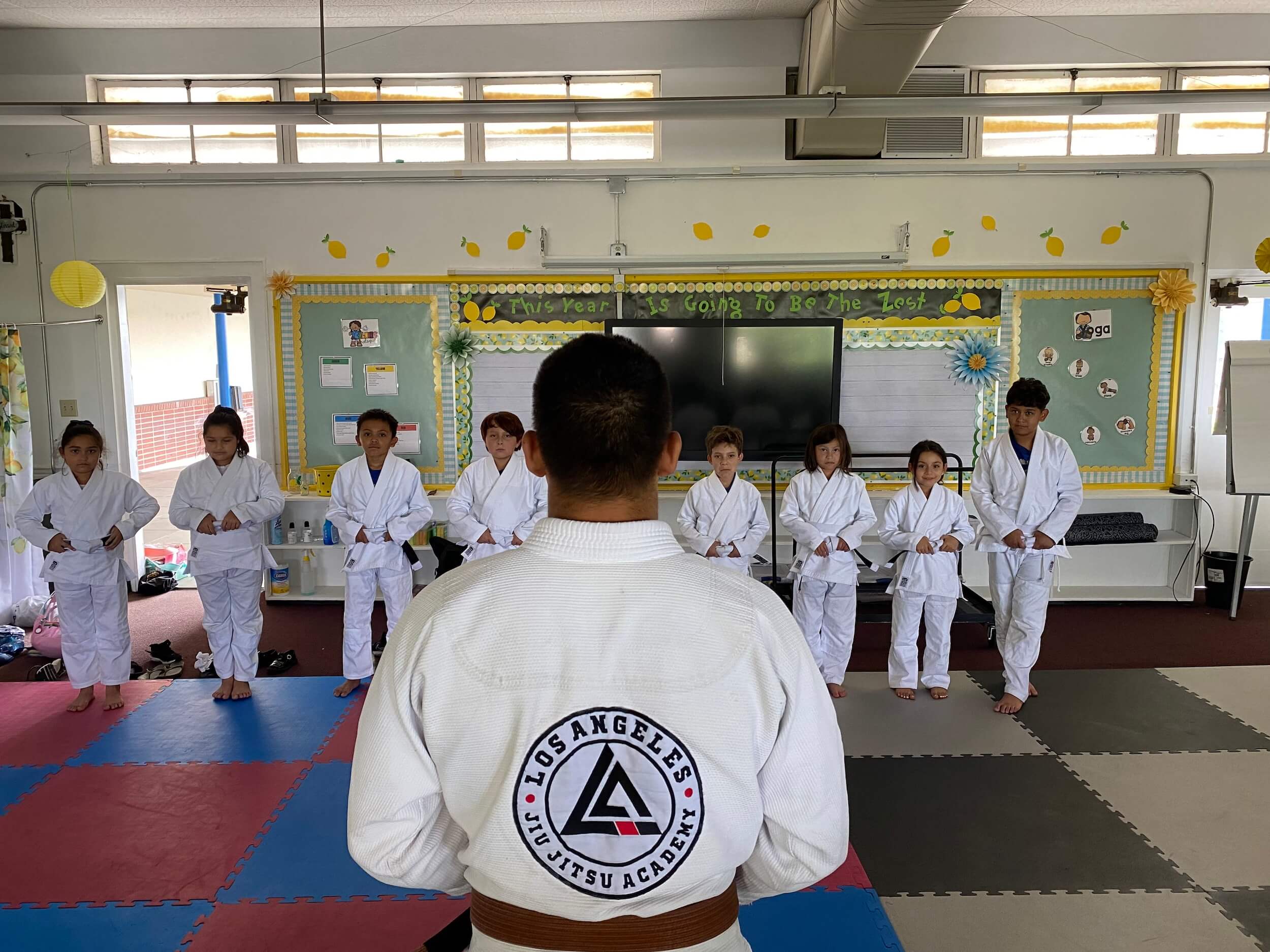 St. Gregory after school jiu jitsu program